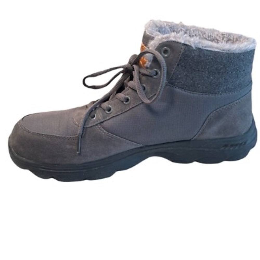Quatchi Womens Fur Lined‎ Cold Weather Boots Size 10 Gary Lace Up Ankle Shoes - Picture 2 of 9